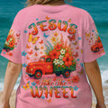Jesus Take The Wheel Women's All Over Print Shirt   - Tltw1504254