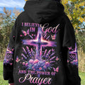 I Believe In God Lavender Women's All Over Print Shirt - Tltw1101243