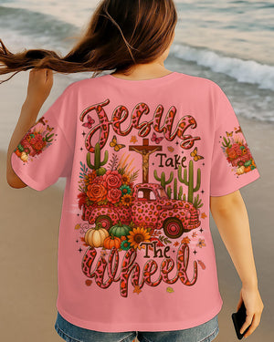 Jesus Take The Wheel Women's All Over Print Shirt - Tltr0108253