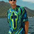 Cross Swirl Men's All Over Print Shirt  - Tltw3012252
