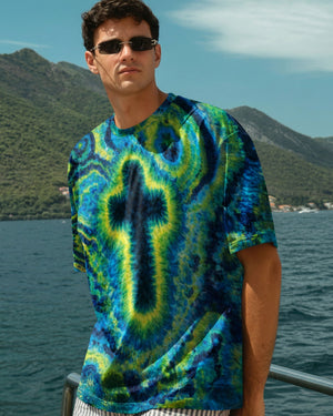Cross Swirl Men's All Over Print Shirt  - Tltw3012252