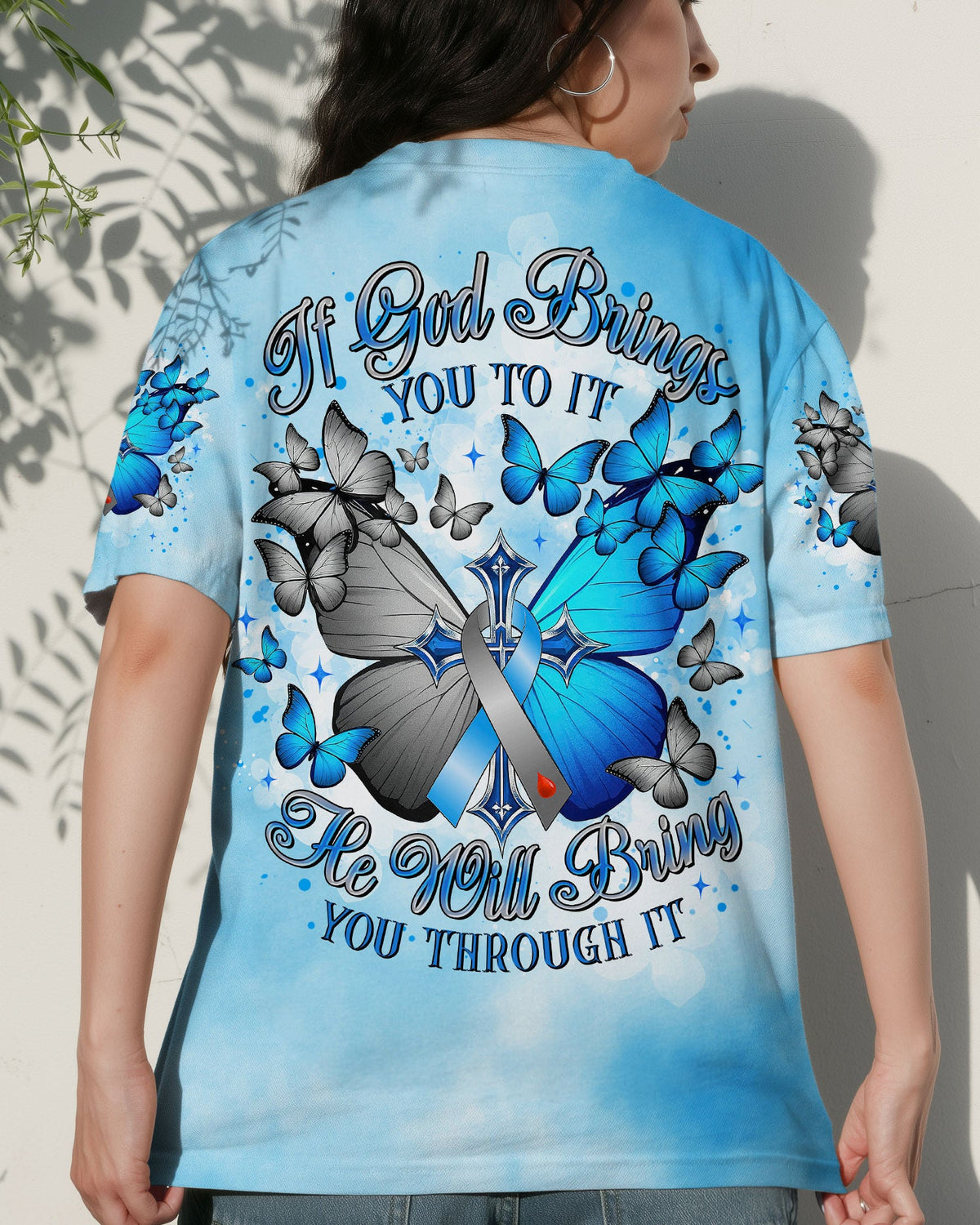 If God Brings You To It Diabetes Awareness Women's All Over Print Shirt - Tltr1209251