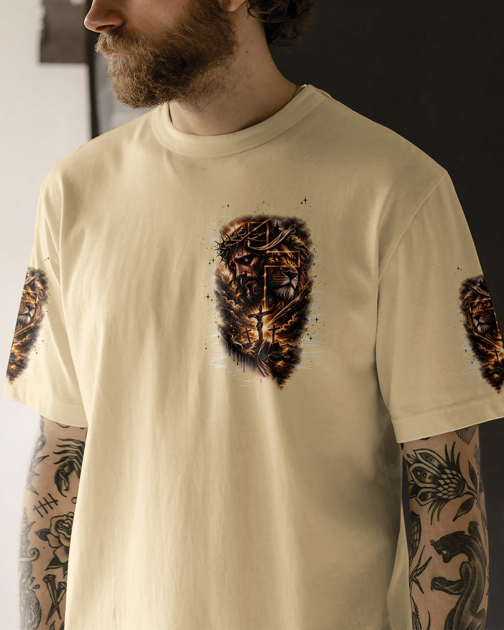 He Died For Me So I Live For Him Men's All Over Print Shirt - Typq1703261
