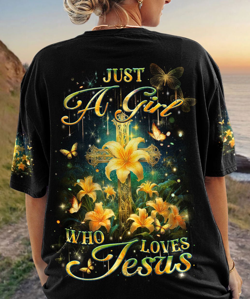 Just A Girl Who Loves Jesus Women's All Over Print Shirt - Yhlt1201243