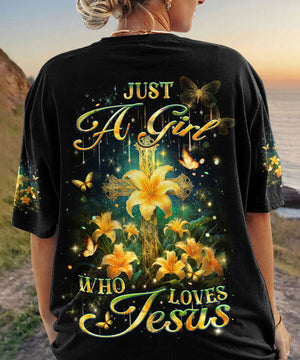 Just A Girl Who Loves Jesus Women's All Over Print Shirt - Yhlt1201243