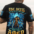 The Devil Saw Me With My Head Down Warrior Men's All Over Print Shirt - Tltw0405245