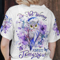 Do Not Worry About Tomorrow Owl Women's All Over Print Shirt - Yhhg0408232