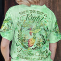 When The Time Is Right Women's All Over Print Shirt - Yhhg3108234