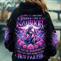 She Wears Her Scars Like A Warrior Women's All Over Print Shirt - Yhlt0612241