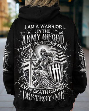 I Am A Warrior In The Army Of God Women's All Over Print Shirt - Yhlt0912244