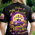 When God Steps In Miracles Happen Women's All Over Print Shirt - Yhdu3101241