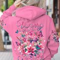 Worry Ends When Faith Begins Women's All Over Print Shirt - Yhdu2201243