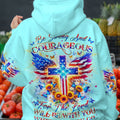 Be Strong And Courageous Women's All Over Print Shirt - Yhdu0401242