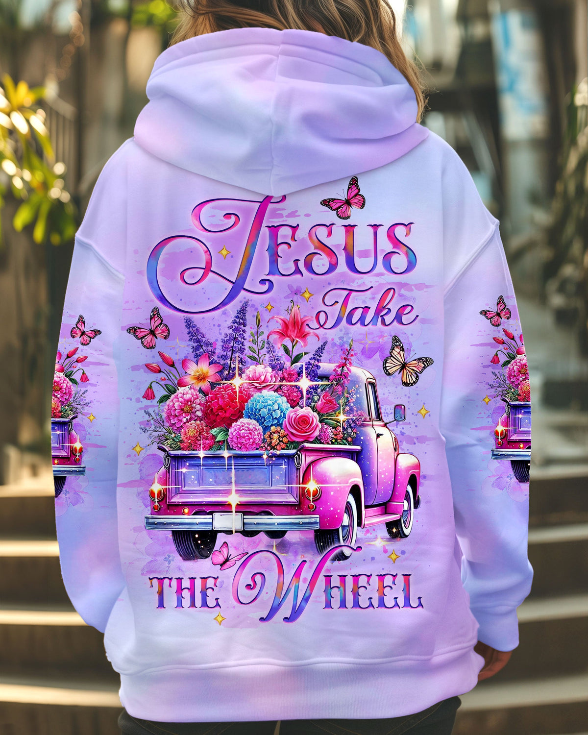 Jesus Take The Wheel Women's All Over Print Shirt - Yhlt3012244
