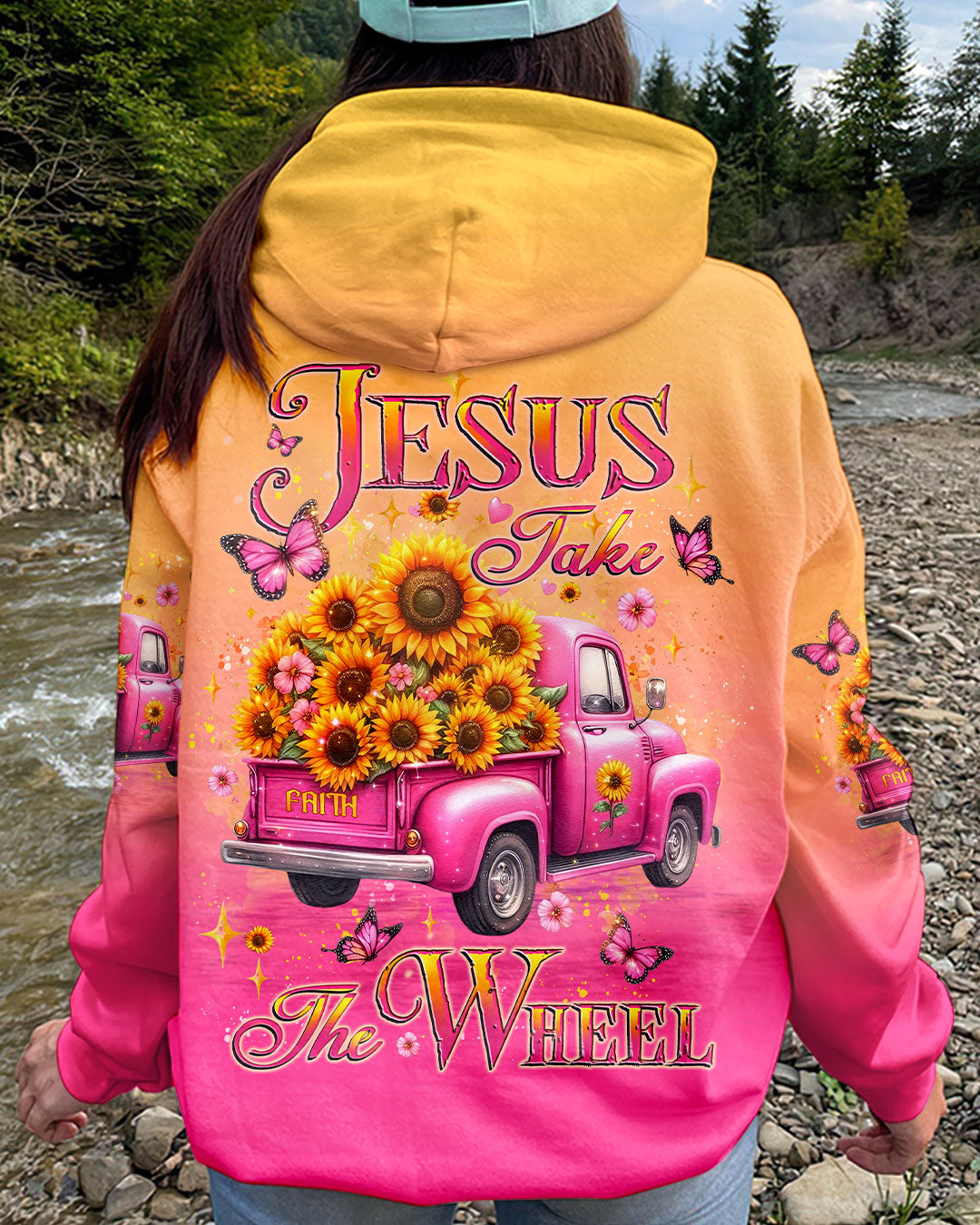 Jesus Take The Wheel Sunflowers Women's All Over Print Shirt - Yhlt2002253