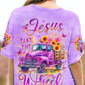 Jesus Take The Wheel Women's All Over Print Shirt - Yhlt2604242