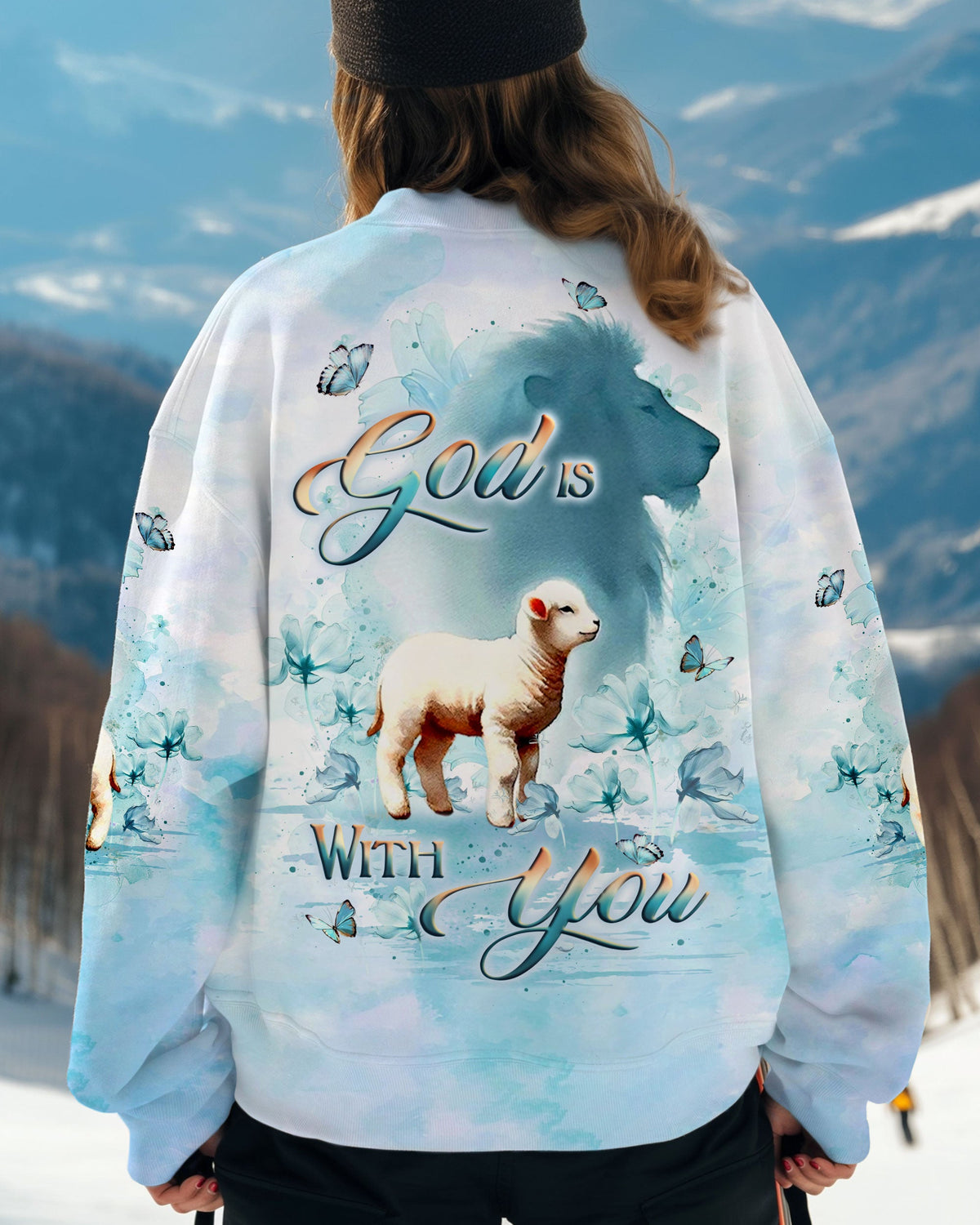 God Is With You Women's All Over Print Shirt - Yhlt2201252