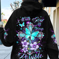 With God All Things Are Possible Women's All Over Print Shirt - Yhdu0201244
