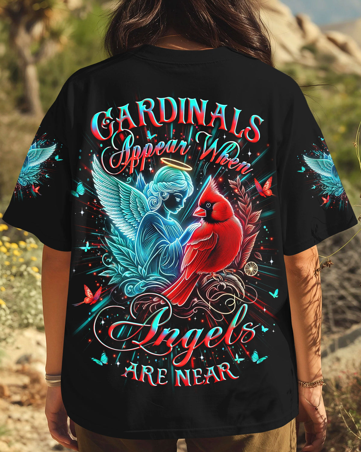 Cardinals Appear When Angels Are Near Women's All Over Print Shirt - Yhlt3103251