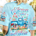 Jesus Take The Wheel Women's All Over Print Shirt - Yhlt1903243