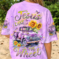 Jesus Take The Wheel Women's All Over Print Shirt - Yhdu2404242