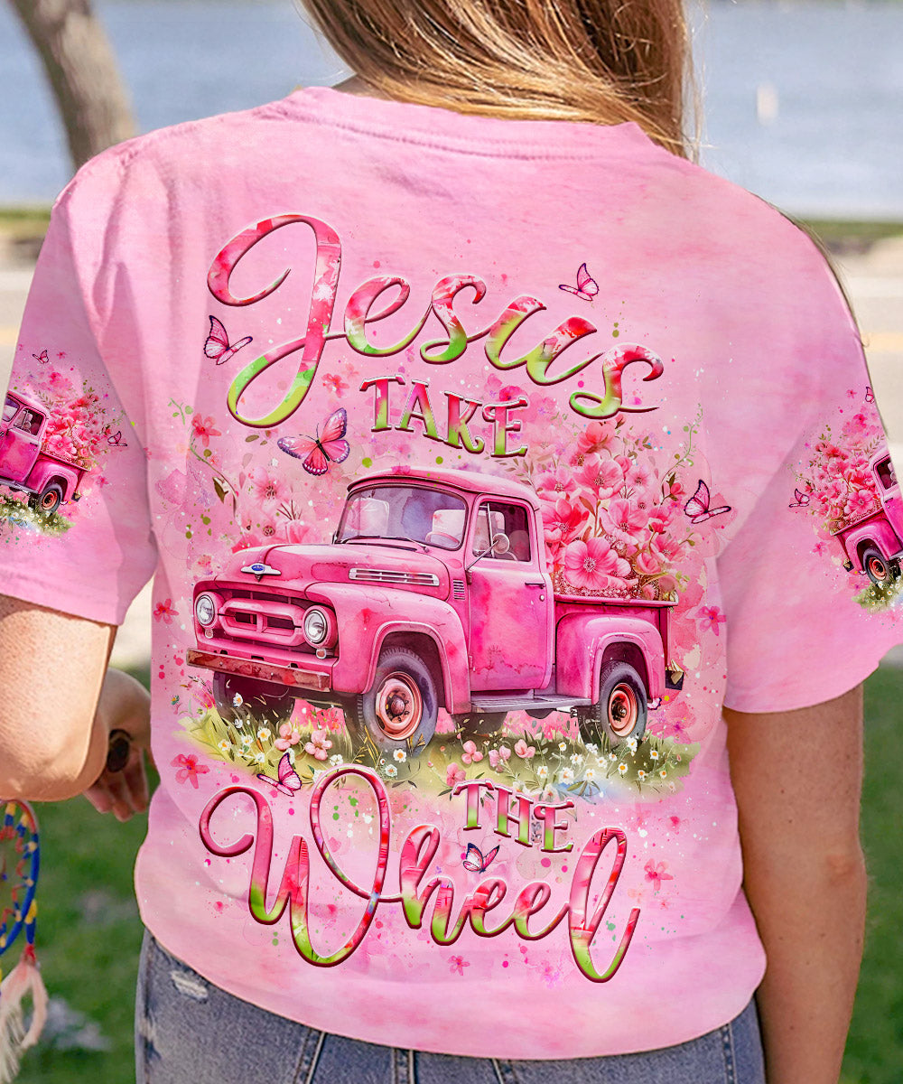 Jesus Take The Wheel Women's All Over Print Shirt - Yhlt2005243