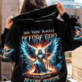 She Who Kneels Before God Women's All Over Print Shirt - Yhdu0203242