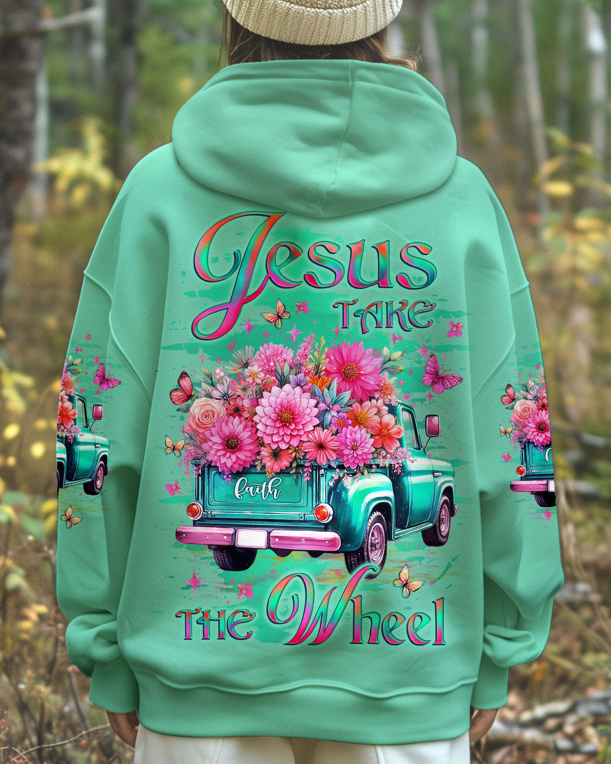 Jesus Take The Wheel Women's All Over Print Shirt - Yhlt1202252