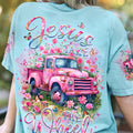 Jesus Take The Wheel Women's All Over Print Shirt - Yhlt2407243