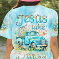 Jesus Take The Wheel Women's All Over Print Shirt - Yhlt2105242