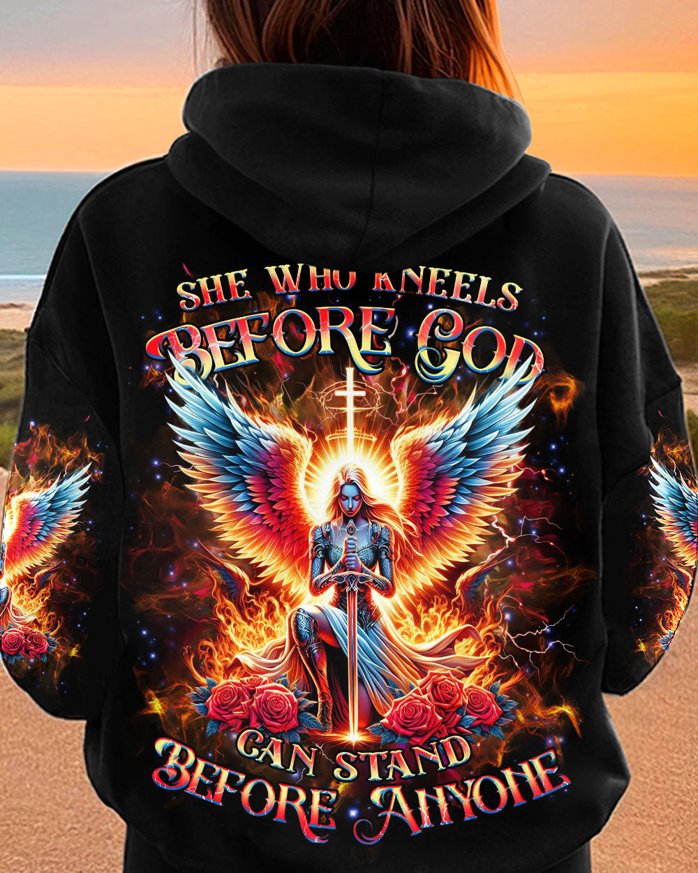 She Who Kneels Before God Women's All Over Print Shirt - Yhhg1104241