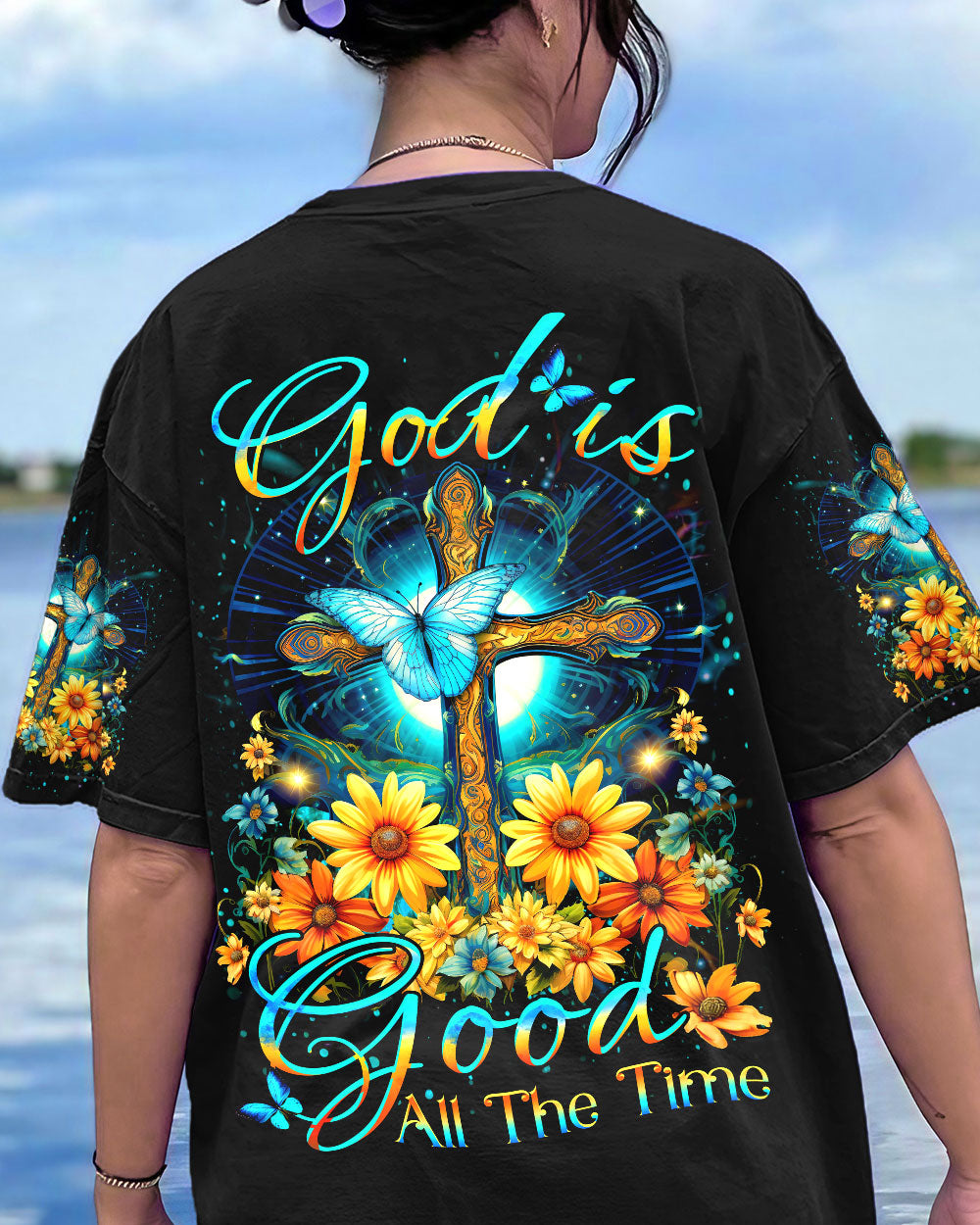 God Is Good All The Time Women's All Over Print Shirt - Yhdu0910232