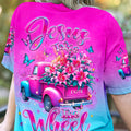 Jesus Take The Wheel Women's All Over Print Shirt - Yhlt1103254