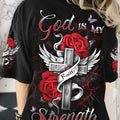 God Is My Strength Women's All Over Print Shirt - Yhdu2009232