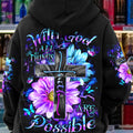 With God All Things Are Possible Women's All Over Print Shirt - Yhdu1010233