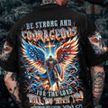 Be Strong And Courageous Men's All Over Print Shirt - Yhln0205242