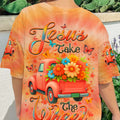 Jesus Take The Wheel Women's All Over Print Shirt - Yhlt2104253