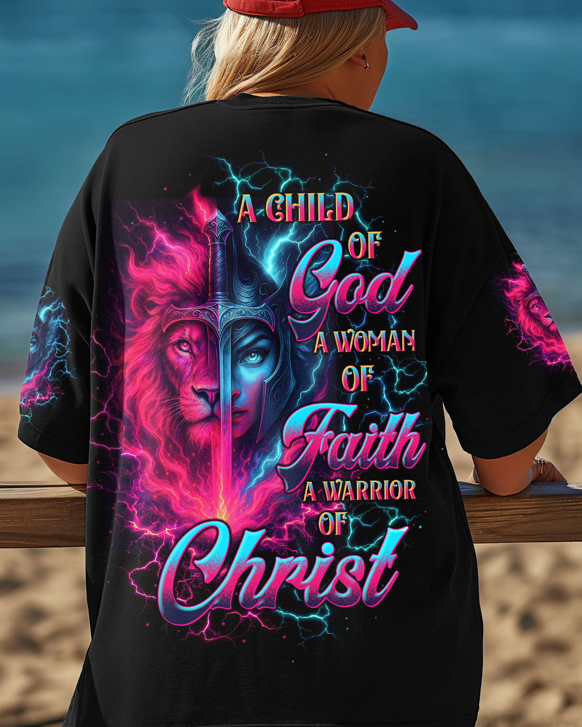 A Child Of God A Woman Of Faith Women's All Over Print Shirt - Tltw2306253