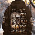 Jesus Dropped The Charges Lion Men's All Over Print Shirt  - Tltw0403254