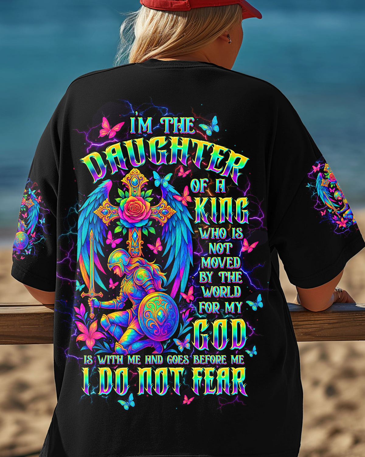 I'm The Daughter Of A King Warrior Women's All Over Print Shirt   - Tltw0707252