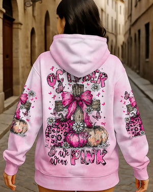 In October We Wear Pink Cross Women's All Over Print Shirt   - Tltr0508252