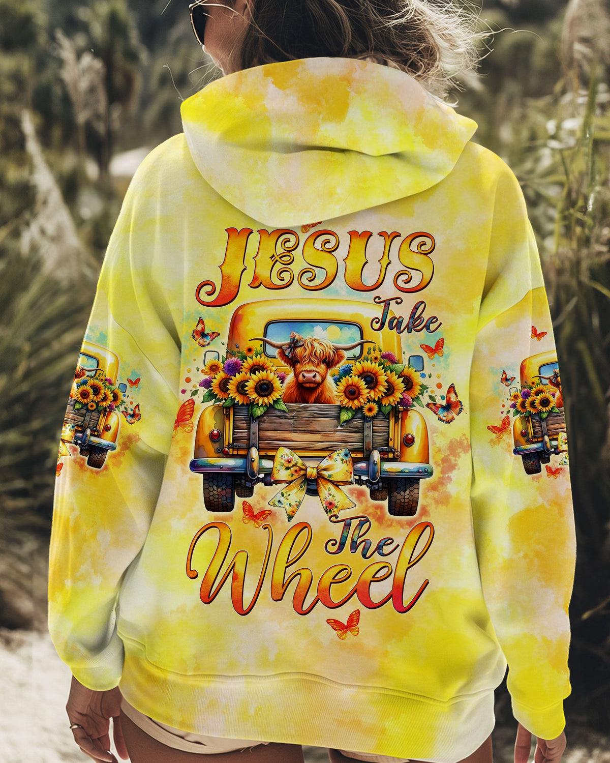 Jesus Take The Wheel Women's All Over Print Shirt  - Tltw1012244