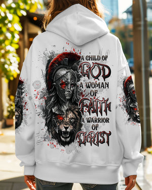 A Child Of God A Woman Of Faith Warrior Lion Women's All Over Print Shirt - Tltw0411244