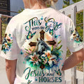 Runs On Jesus And Horses Women's All Over Print - Tltw2811233