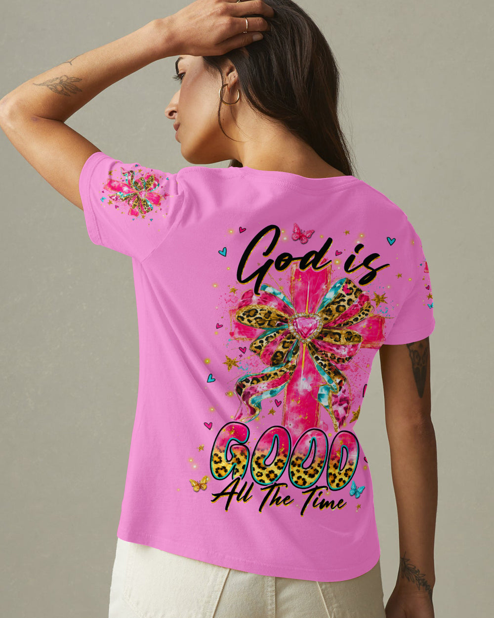 God Is Good All The Time Women's All Over Print Shirt - Tyln2306261