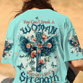You Can't Break A Woman Cross Wings Women's All Over Print Shirt - Tltw0305345