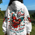 Blessed By God Loved By Jesus Butterfly Women's All Over Print Shirt - Tltw2209251