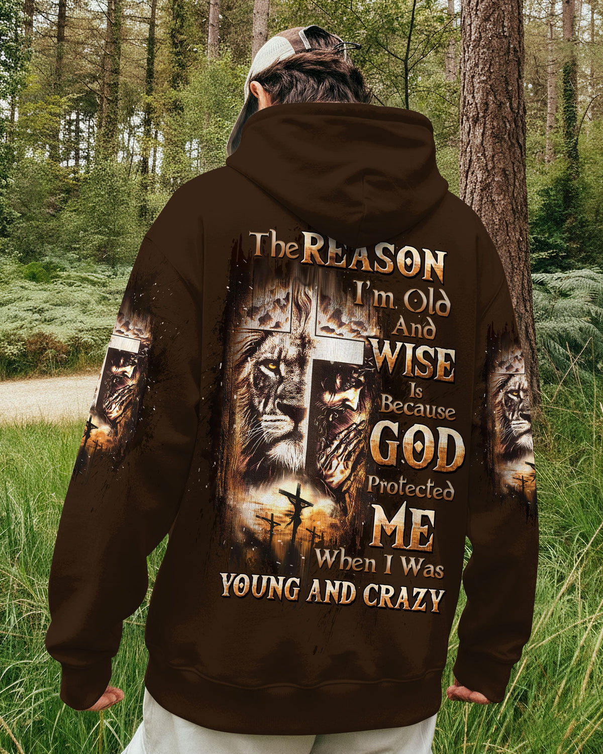 The Reason I’m Old And Wise Lion Men's All Over Print Shirt - Tltw0412251