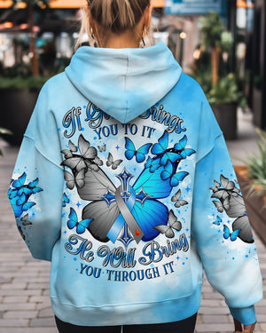 If God Brings You To It Diabetes Awareness Women's All Over Print Shirt - Tltr1209251