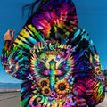 I Can Do All Things Cross Tie Dye Women's All Over Print Shirt - Tltw0102244